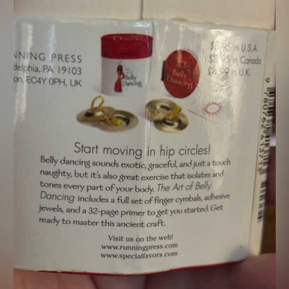 (3 for $20)The Art of Belly Dancing, Finger Cymbals Set new - Picture 4 of 8